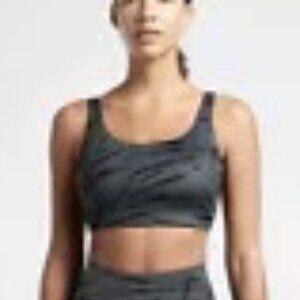 Athleta Exhale Zebra printed sports bra Powervita size M